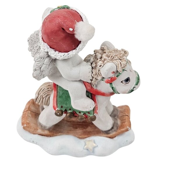 Dreamsicles Christmas Figurines Lot of 2 Snow Glad Friends Rocking Horse 2004 - Picture 7 of 10